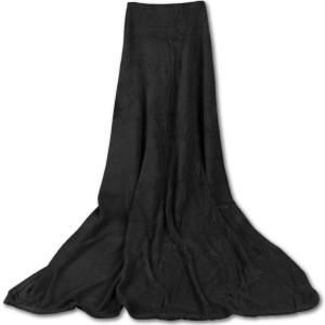 Schwarze Bestgoodies Mikrofaser Decke (80x120 cm), ideal als Sofa- oder Bettüberwurf.