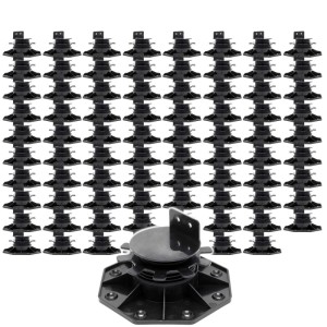 Xpotool Set 80X Stelzlager Terrassen 2700Kg 33-64Mm Stellfüße Höhenverstellbar