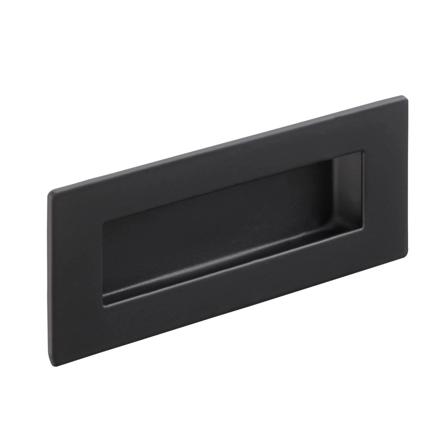 SOTECH Muschelgriff EL-11 120x 50 mm Schwarz Matt Doppelt Pulverbeschichtet Aus Echtem Edelstahl