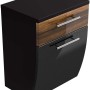 Posseik Bad-Hängeschrank Salona, anthrazit, 40 cm breit, mit Schubladen und Softclose.