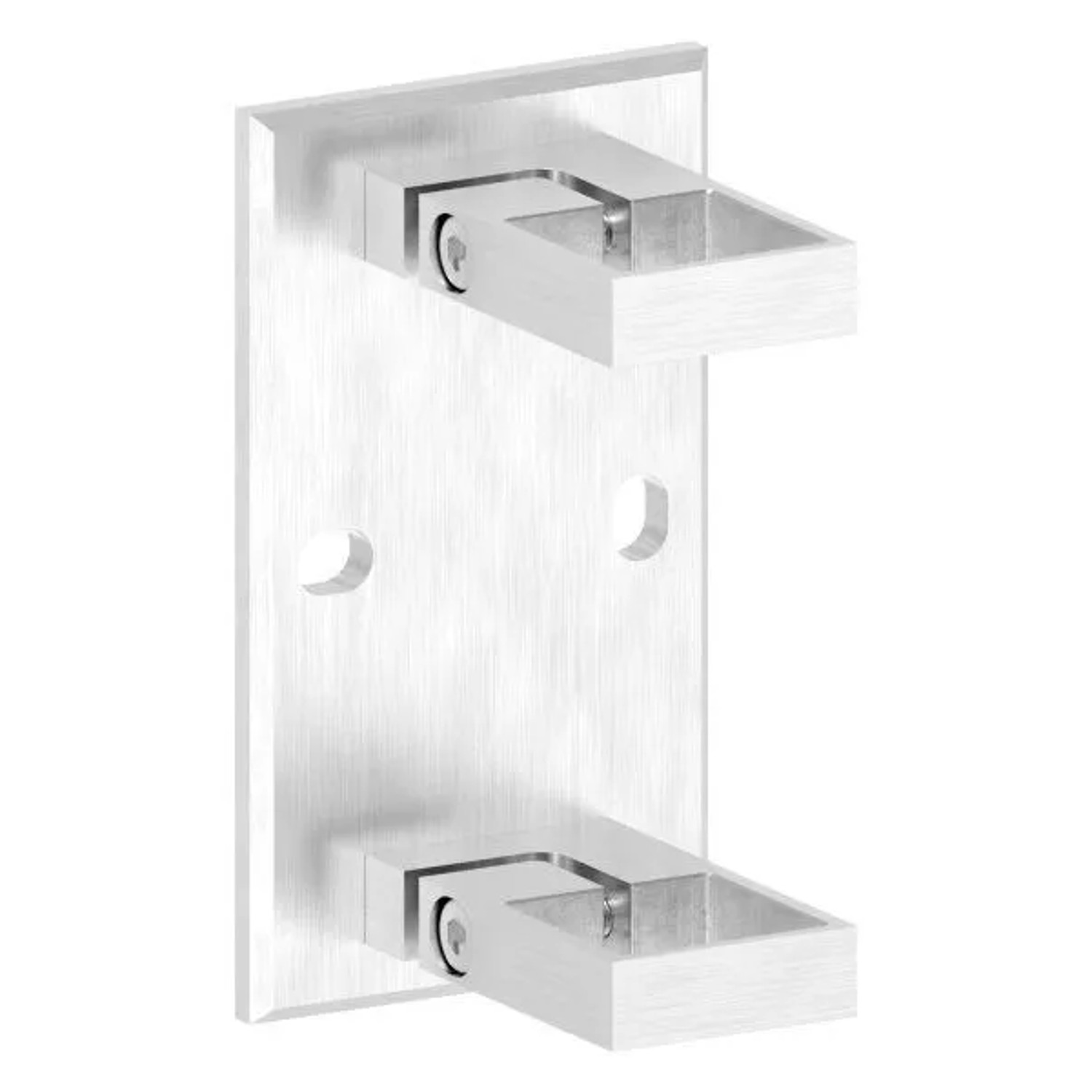 FeNau Wandbesfestigung Maße 160x90x8 mm Für Quadratrohr 40x40 mm V2A