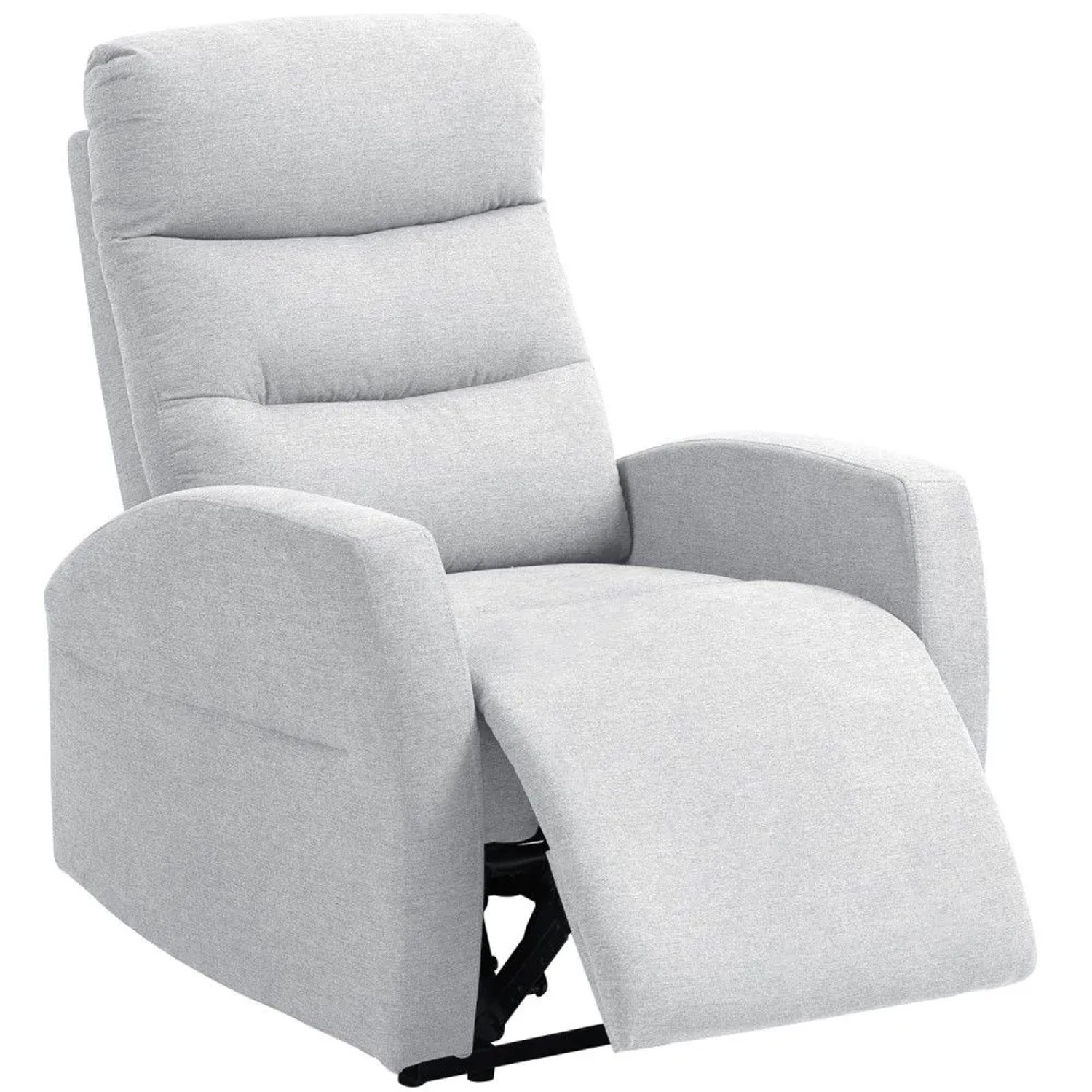 HOMCOM Relaxsessel mit Liegefunktion Polyester 76L x 93B x 103H cm Hellgrau