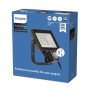 Philips Projectline LED-Außenstrahler 20W mit Sensor, 4000K, IP65, in Verpackung.