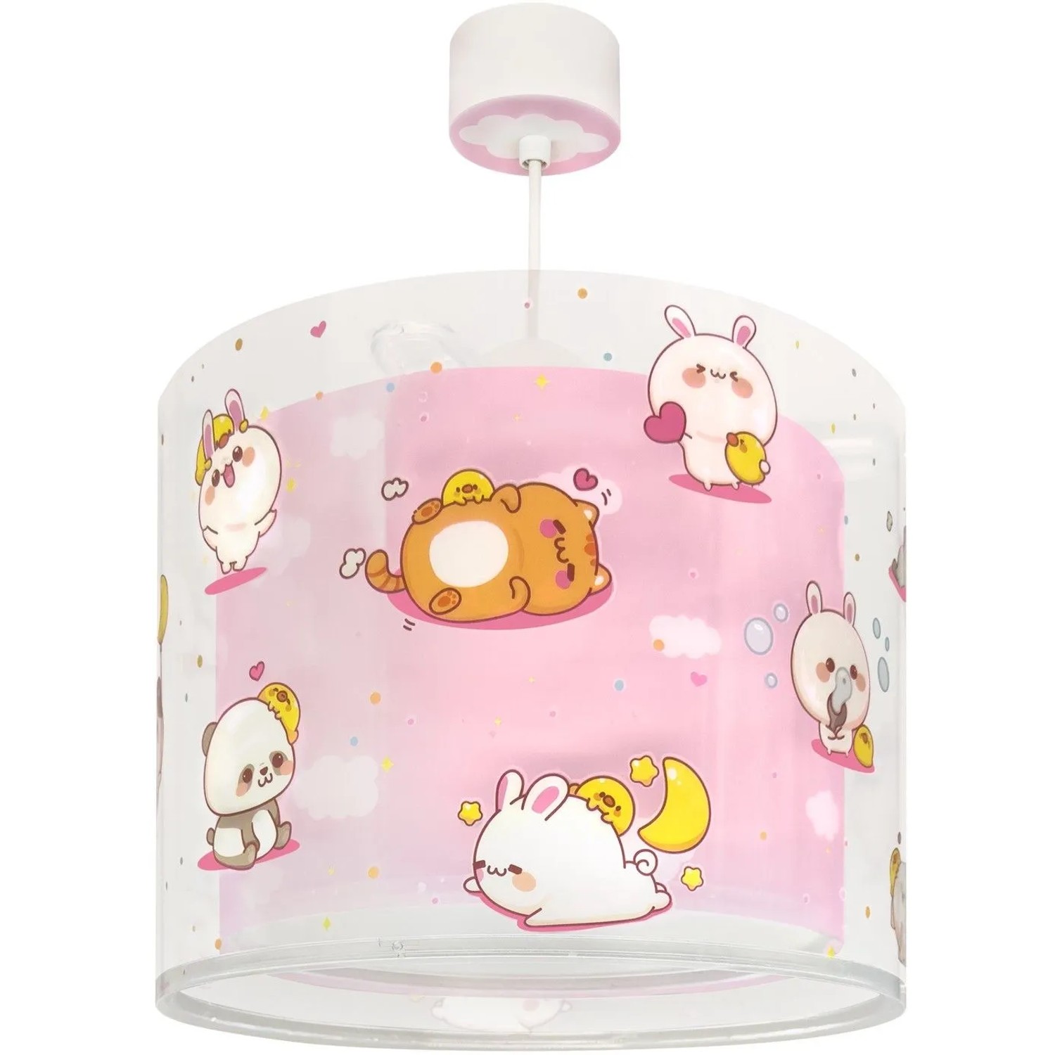 Dalber Kinderzimmer Deckenlampe Kawaii Friends Rosa Tiere