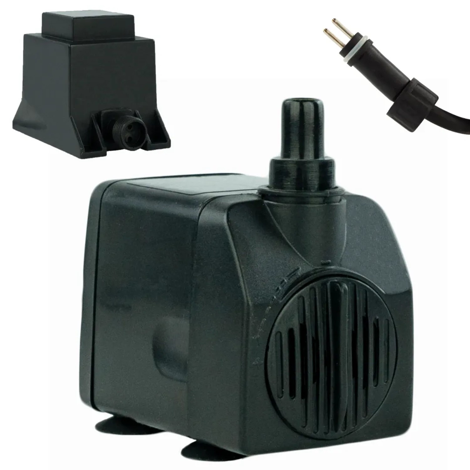 Kerry Electronics Teichpumpe 12 V 450,/h 5 W 7 m Kabel 80 cm Förderhöhe Leise Wasserpumpe Aquariumpumpe & Springbrunnen-Pumpe