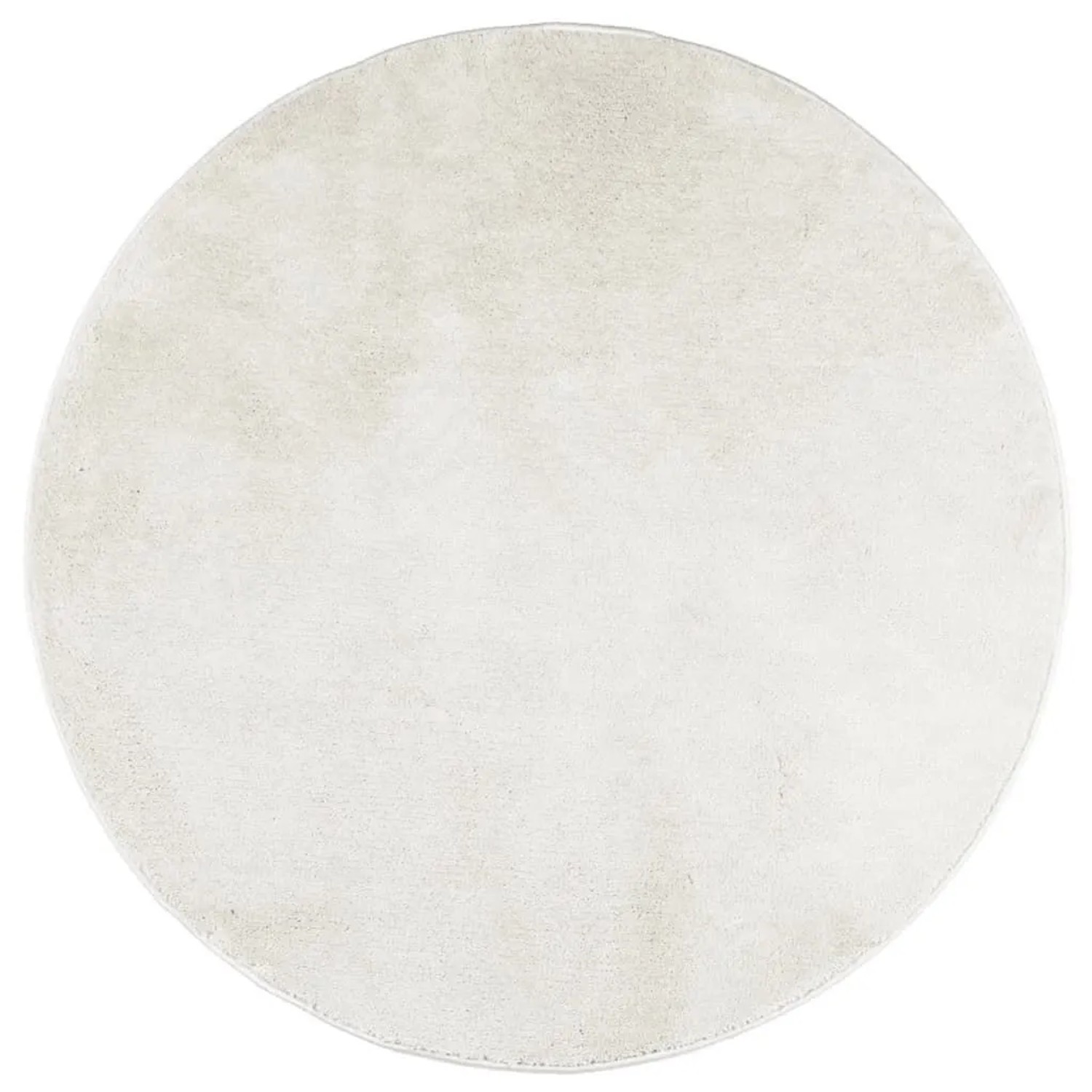 vidaXL Teppich OVIEDO Kurzflor Creme Ø 200 cm 375525 günstig online kaufen