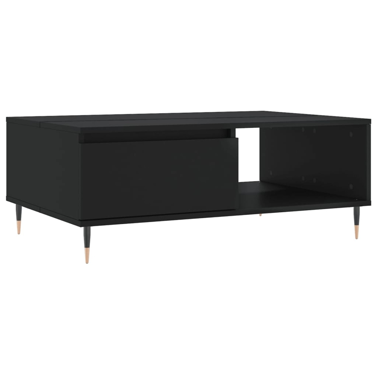 vidaXL Couchtisch Schwarz 90x60x35 cm Holzwerkstoff Modell 2 günstig online kaufen