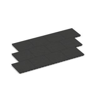 WARCO Fallschutzplatte-170 cm Anthrazit 50 x 50 x 4,8 cm
