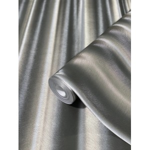 Glööckler Vliestapete Imperial Welle in Anthrazitmetallic, Wellenmuster.