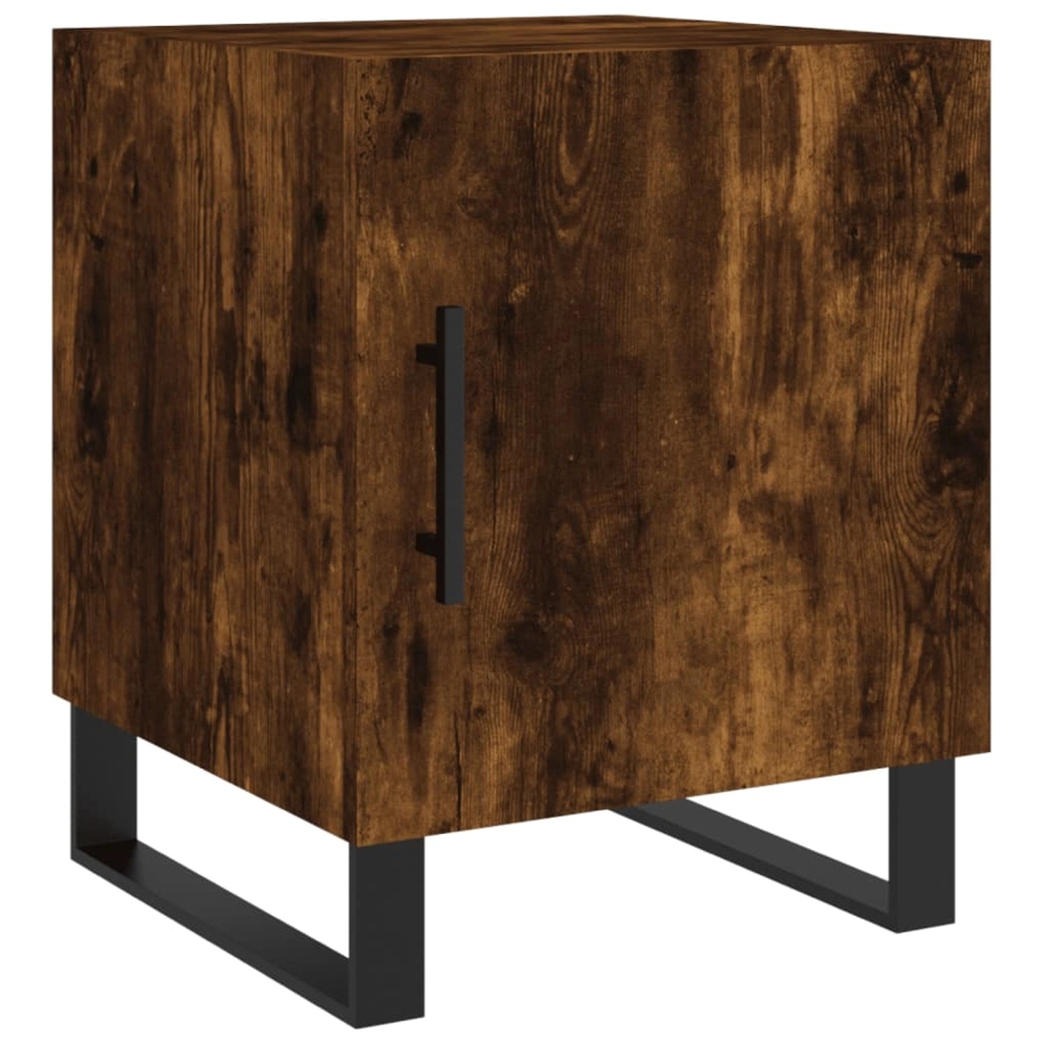 vidaXL Nachttisch Räuchereiche 40x40x50 cm Holzwerkstoff Modell 1 günstig online kaufen