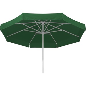 Grüner Schneider Schirm Jumbo, Ø 300 cm, mit Seilzugmechanik. Marktschirm für Garten und Terrasse.