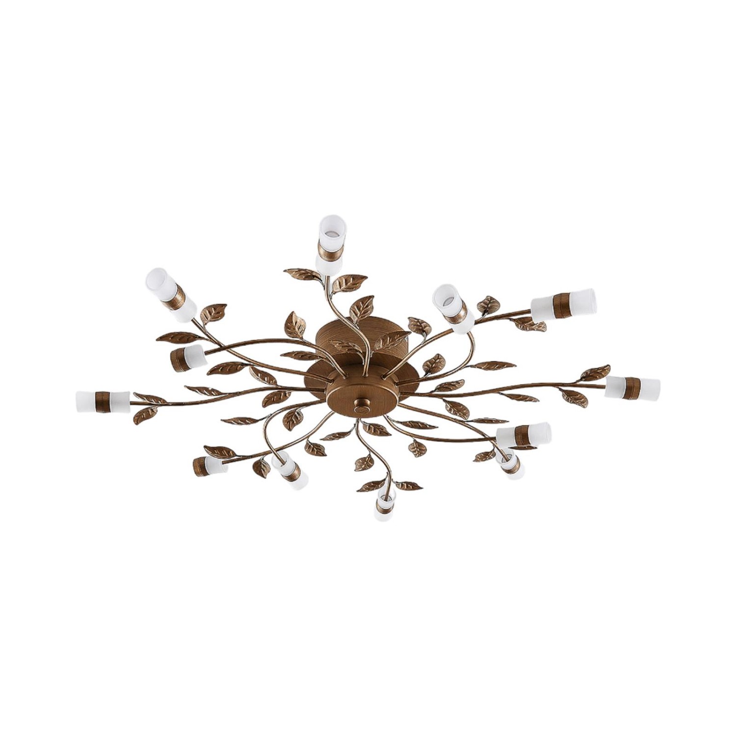 Lindby LED Deckenleuchte Bentas 9626120 Florentiner in Bronze aus Metall 12 günstig online kaufen