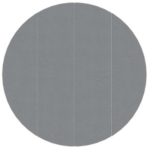 vidaXL Pool-Bodentuch Hellgrau Ø428 cm Polyester Geotextil 94219