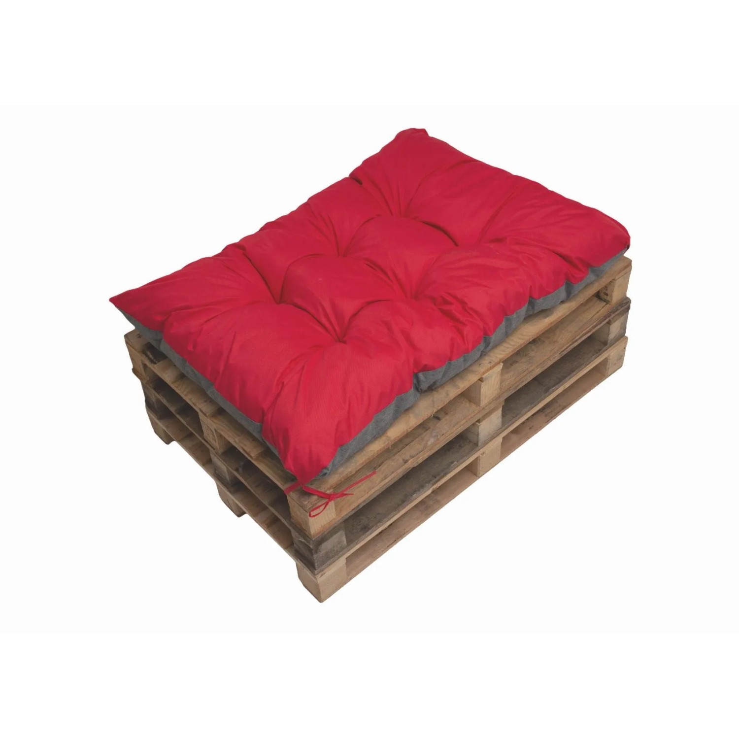 Setgarden Enkel one Palettenkissen 120x50 cm Sitzkissen 1tlg Rot günstig online kaufen