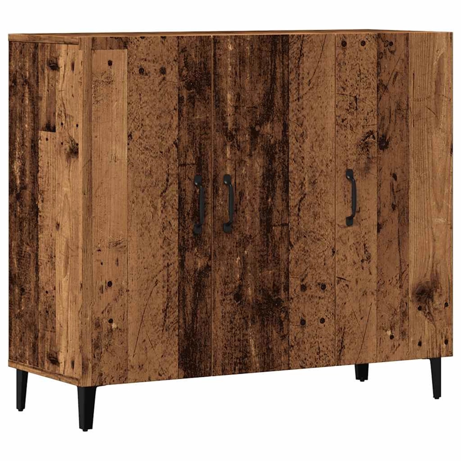 vidaXL Sideboard Altholz-Optik 90x34x80 cm Holzwerkstoff 856892 günstig online kaufen