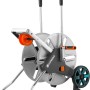 Gardena CleverRoll L Easy Metall Schlauchwagen: Robuste Metalltrommel für Gartenschläuche bis 100m.