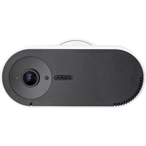 Abus Innen-Kamera PPIC31020 zur Videoüberwachung in Weiß/Schwarz, Frontansicht.