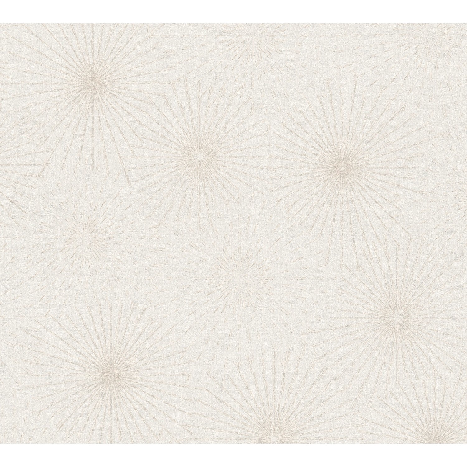 A.S. Création Vliestapete Modern Starburst Creme Beige