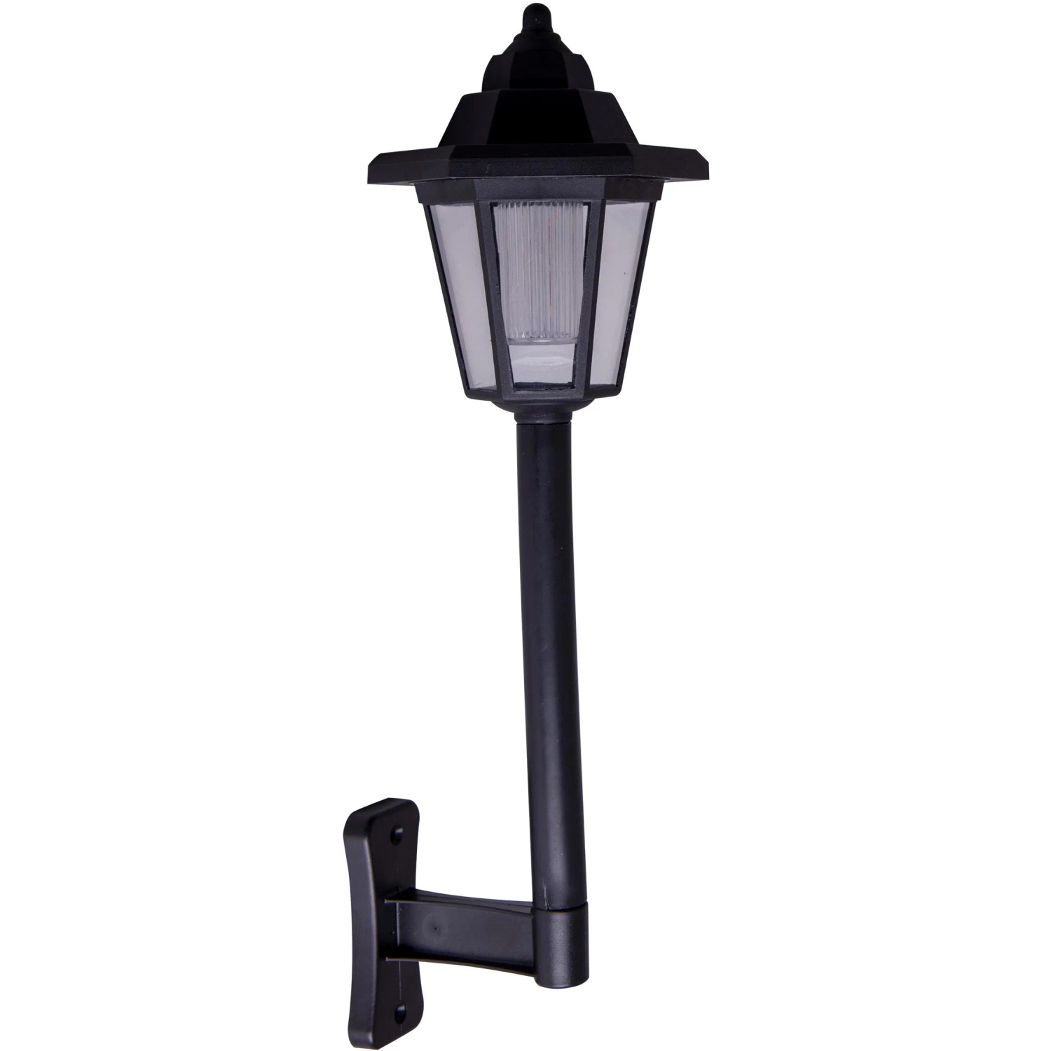 3er Set schwarze Näve LED Solar Erdspieß/Wandleuchte 2in1 für den Außenbereich.