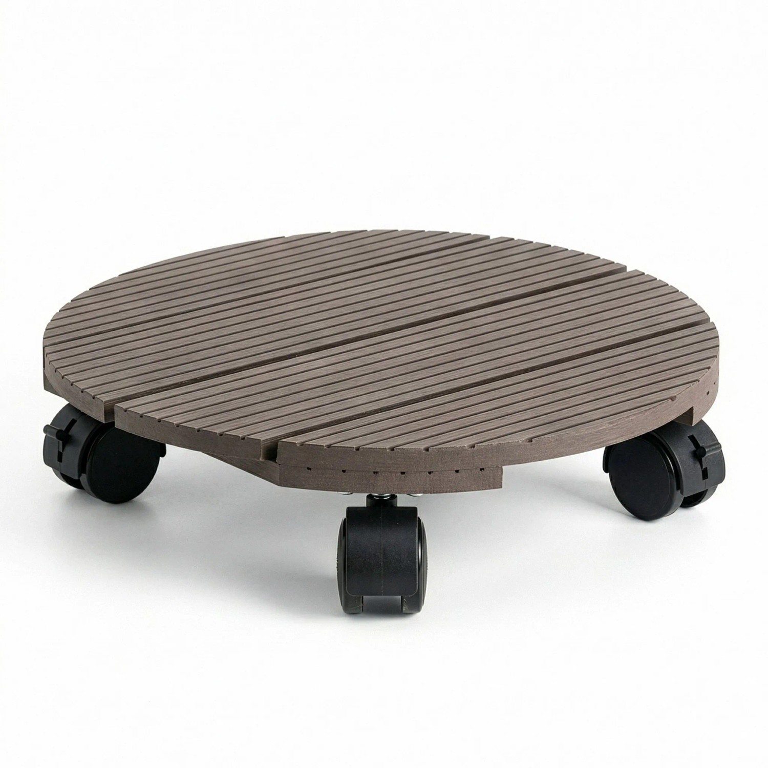 Floordirekt WPC Pflanzenroller Countess Rolluntersetzer 80 kg Belastbar Ø 30 cm