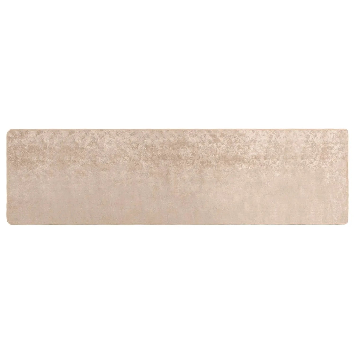 vidaXL Teppichläufer MARSA Beige 100 x 400 cm Polyester und PVC 42023095