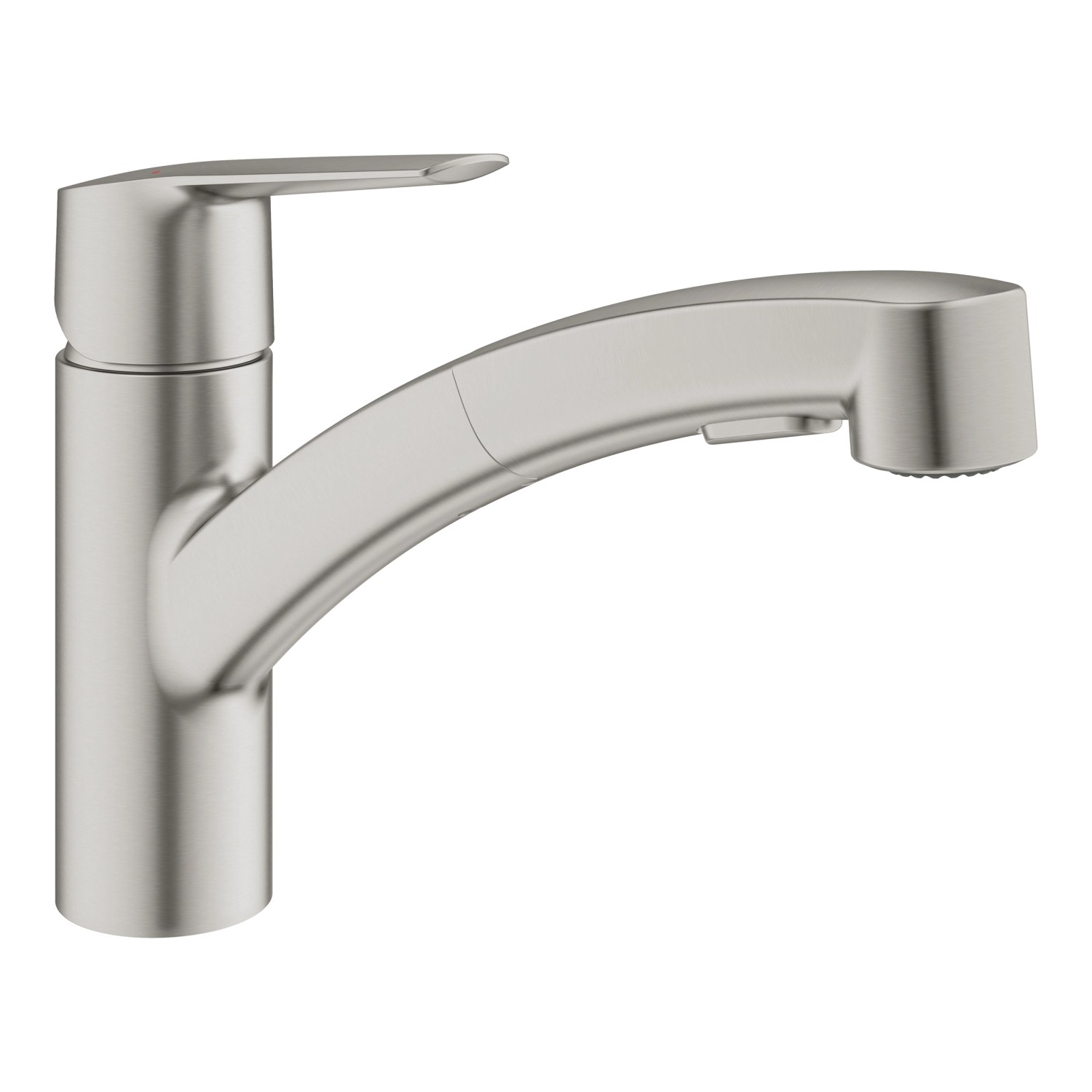 Grohe QuickFix Spültischarmatur Start Supersteel mit ausziehbarer Dualbraus günstig online kaufen