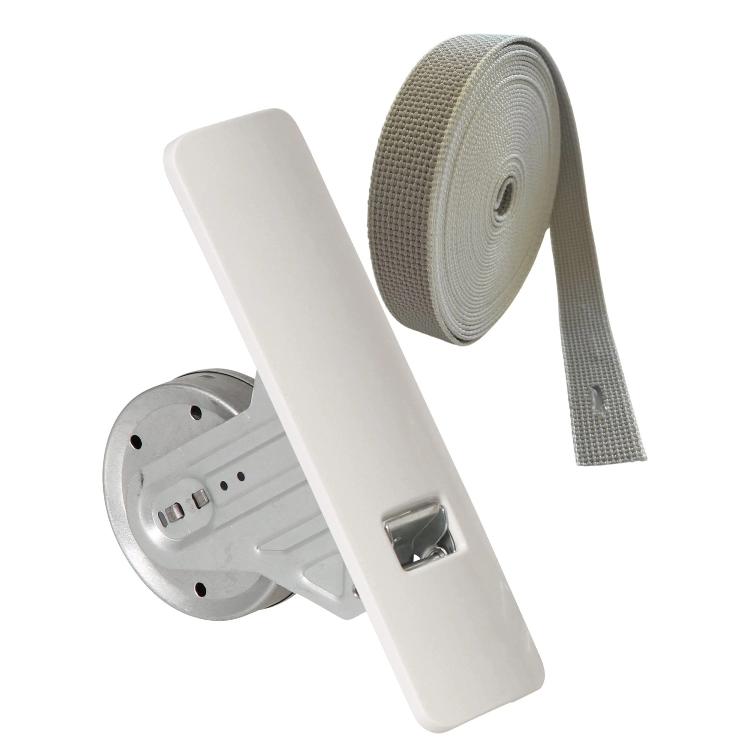 Rollwin Rolladen Gurtwickler Unterputz 165mm bis 185mm Lochabstand Anpassbar Für Mauerkasten Mit Gurtwickler Blende Und ...