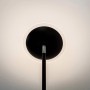 Moderne, dimmbare LED Stehlampe Malea in Schwarz. Metall, 1-flammig, für Wohnzimmer.