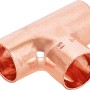 Kupfer Löt-T-Stück, Ø 15 mm, für Kupferrohre, Typ 5130.