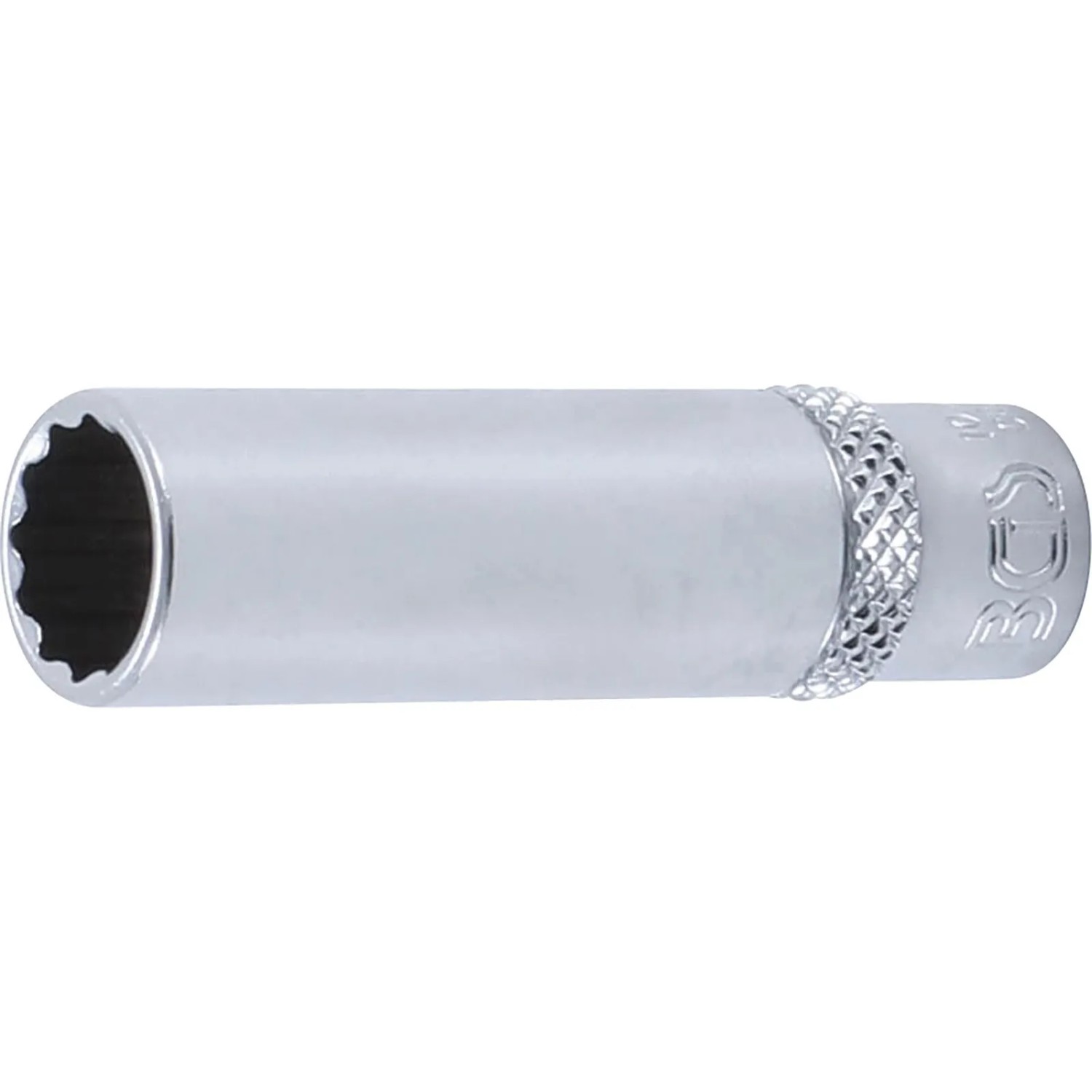 BGS Steckschlüssel Einsatz Zwölfkant Tief Antrieb Innenvierkant 6 3 Mm  1 4 Zoll  SW 10 Mm 10710