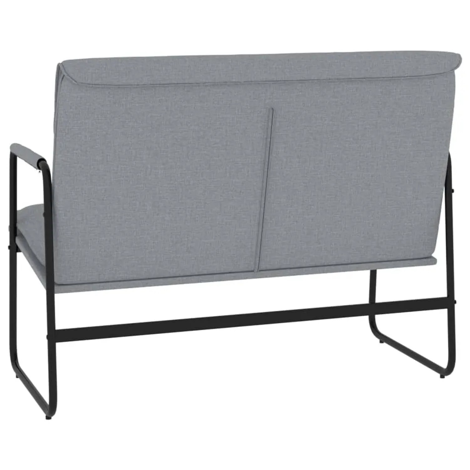 vidaXL Sitzbank Hellgrau 100x64x80 cm Stoff 351351_5