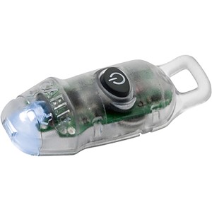 LUX E-Detector VDE Spannungsprüfer mit transparentem Gehäuse und Drucktaster.