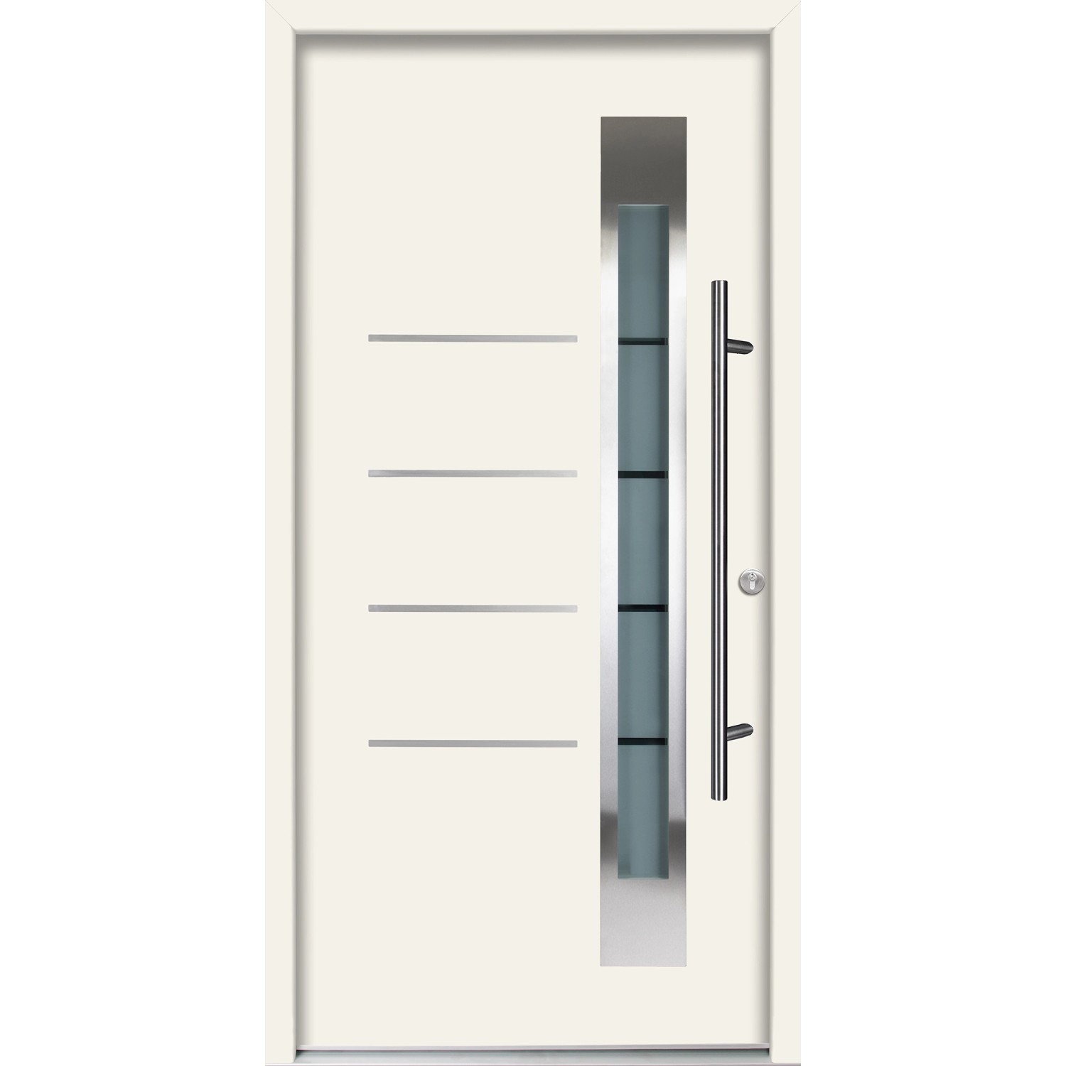 Splendoor Thermospace Haustür Berlin Prime 110x210 cm Weiß R günstig online kaufen
