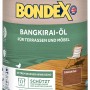 Dose Bondex Bangkirai-Öl 750ml für Holzschutz und Farbtonauffrischung im Außenbereich.
