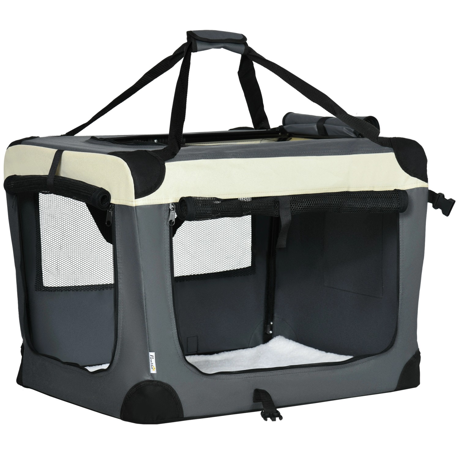 PawHut Hundebox Faltbar mit Kissen 70 x 51 x 50 cm für Kleine Hunde Outdoor günstig online kaufen