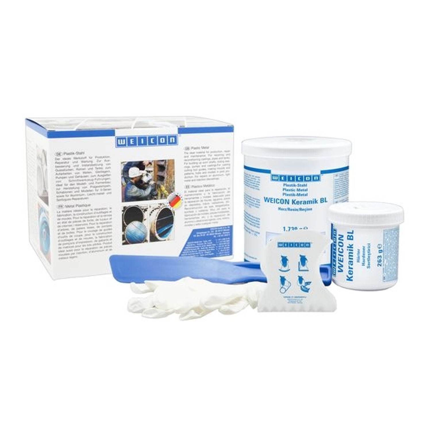 Thumbnail - WEICON Plastik-Stahl      2 kg Keramik BL
