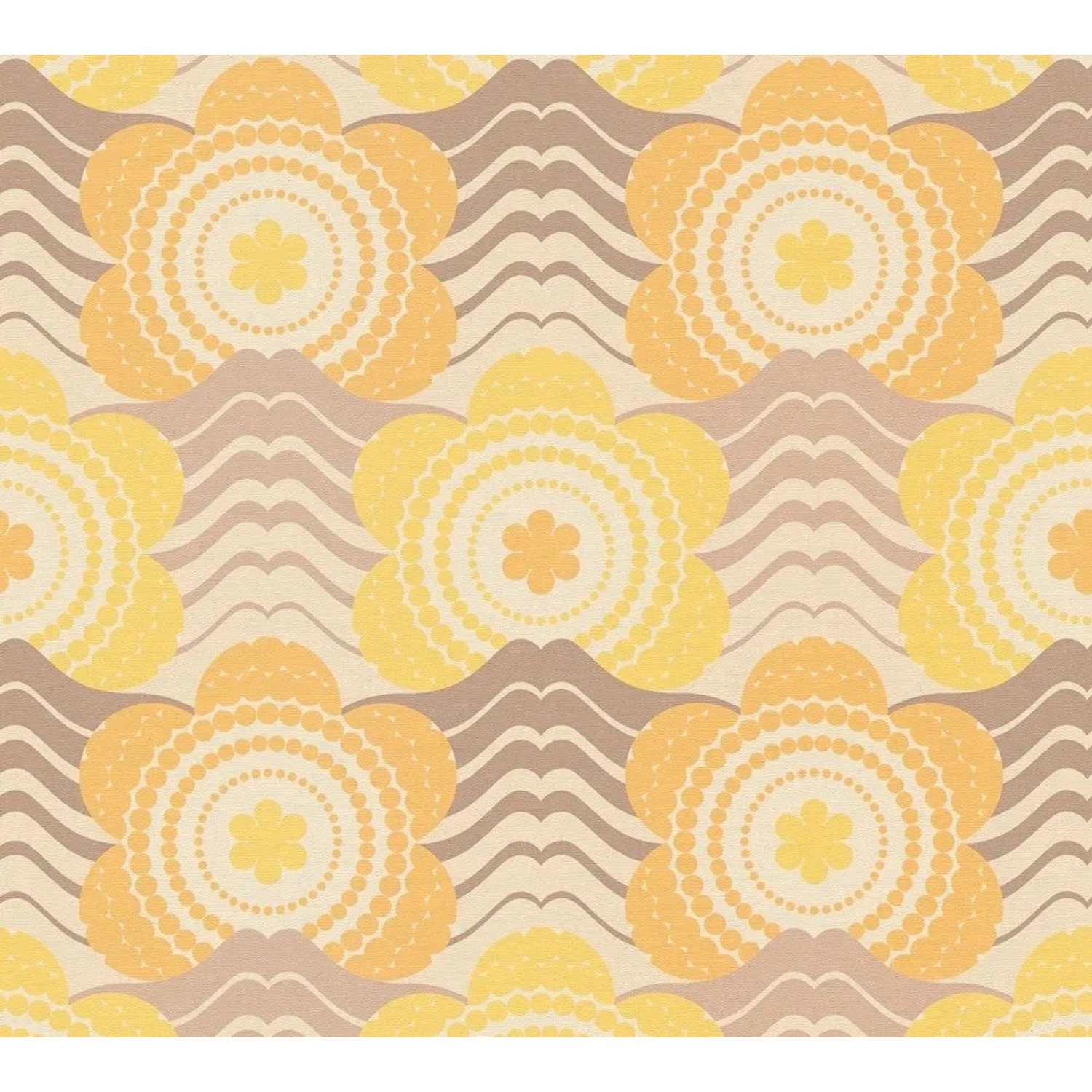 Tadessi Tapete Floral M1-No.10947 Vliestapete in Braun