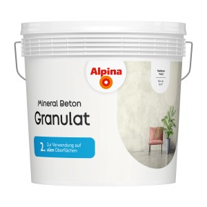 Alpina Granulat Mineral Beton Weiß 6 kg