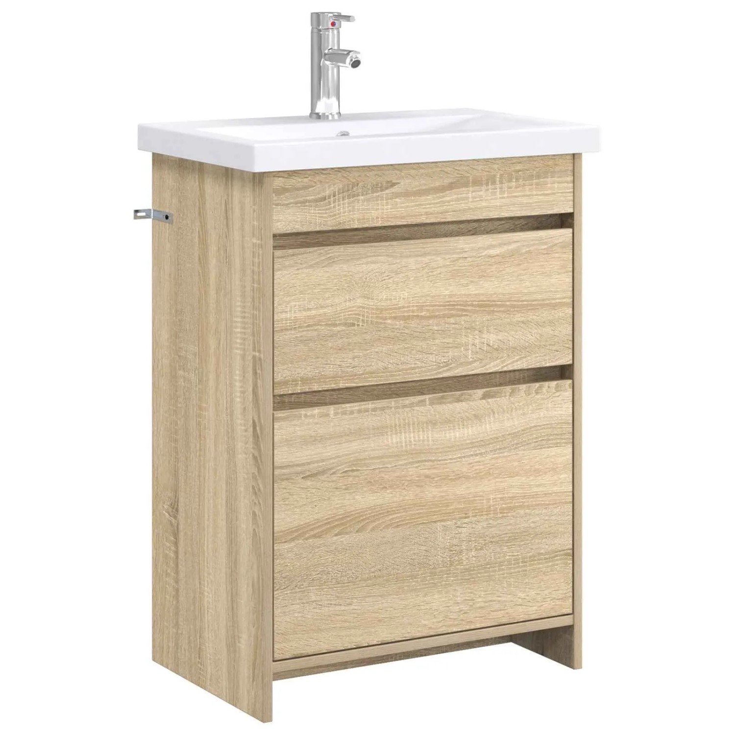 vidaXL Badezimmermöbel-Set Sonoma-Eiche 61 x 40 x 84,5 cm 3404260