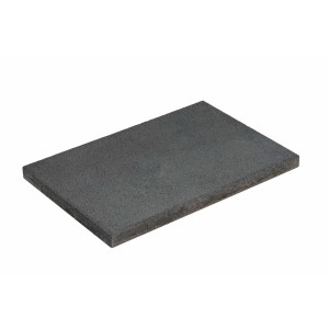 Diephaus Terrassenplatte Nano Tec Schwarz-Basalt, 80x40x4 cm, kugelgestrahlte Oberfläche.