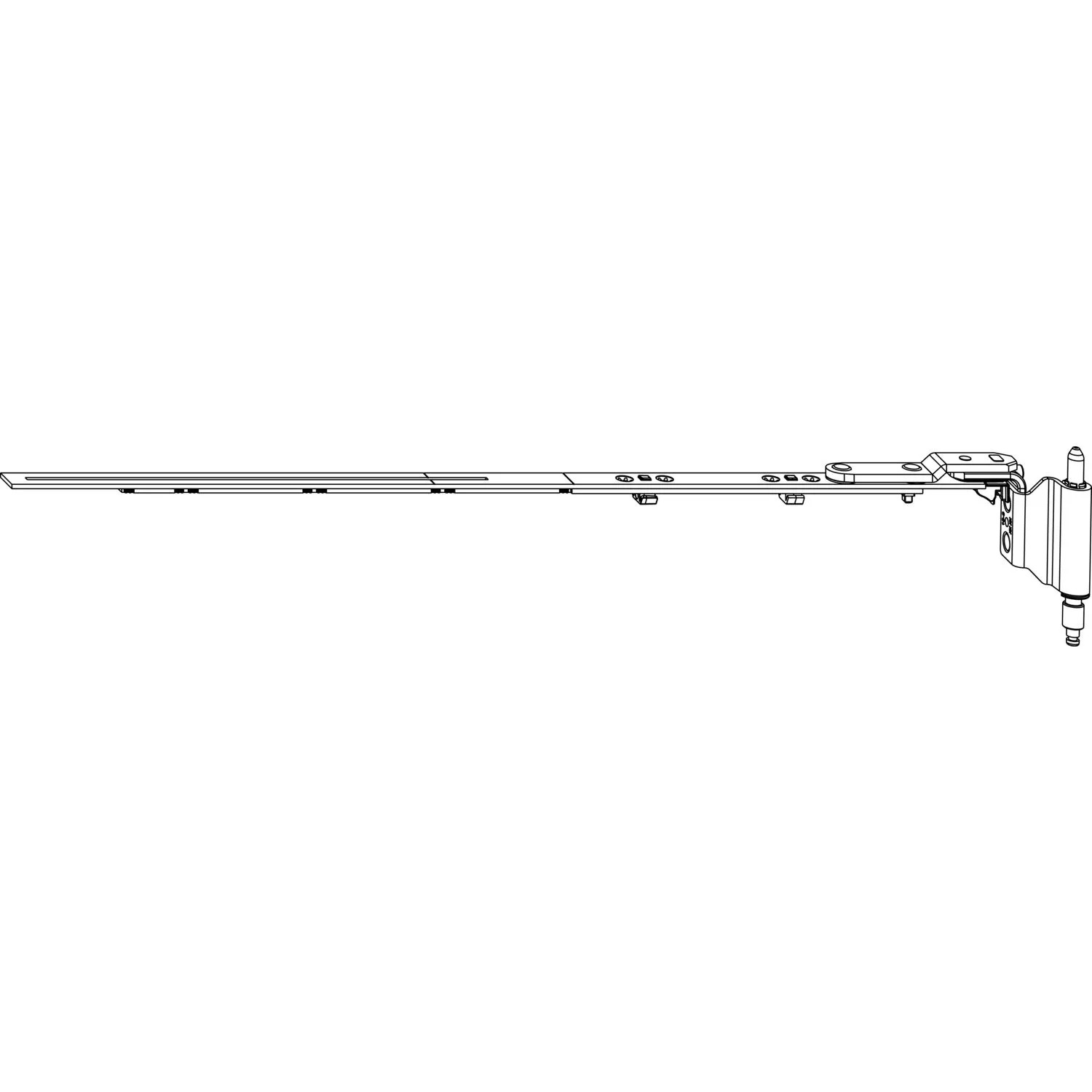 Macomm Drehband Mammut 180kg Ablängbar 12/20-13 Silber Rechts
