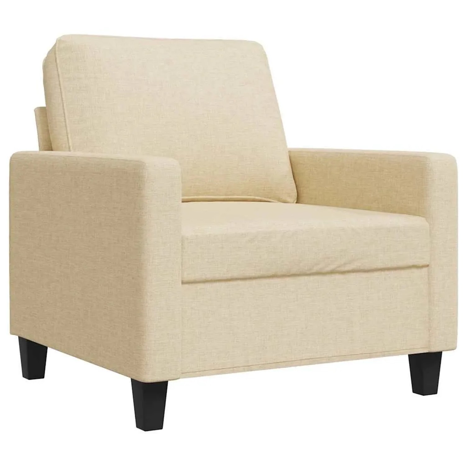 vidaXL Sessel Creme 60 cm Stoff 359149