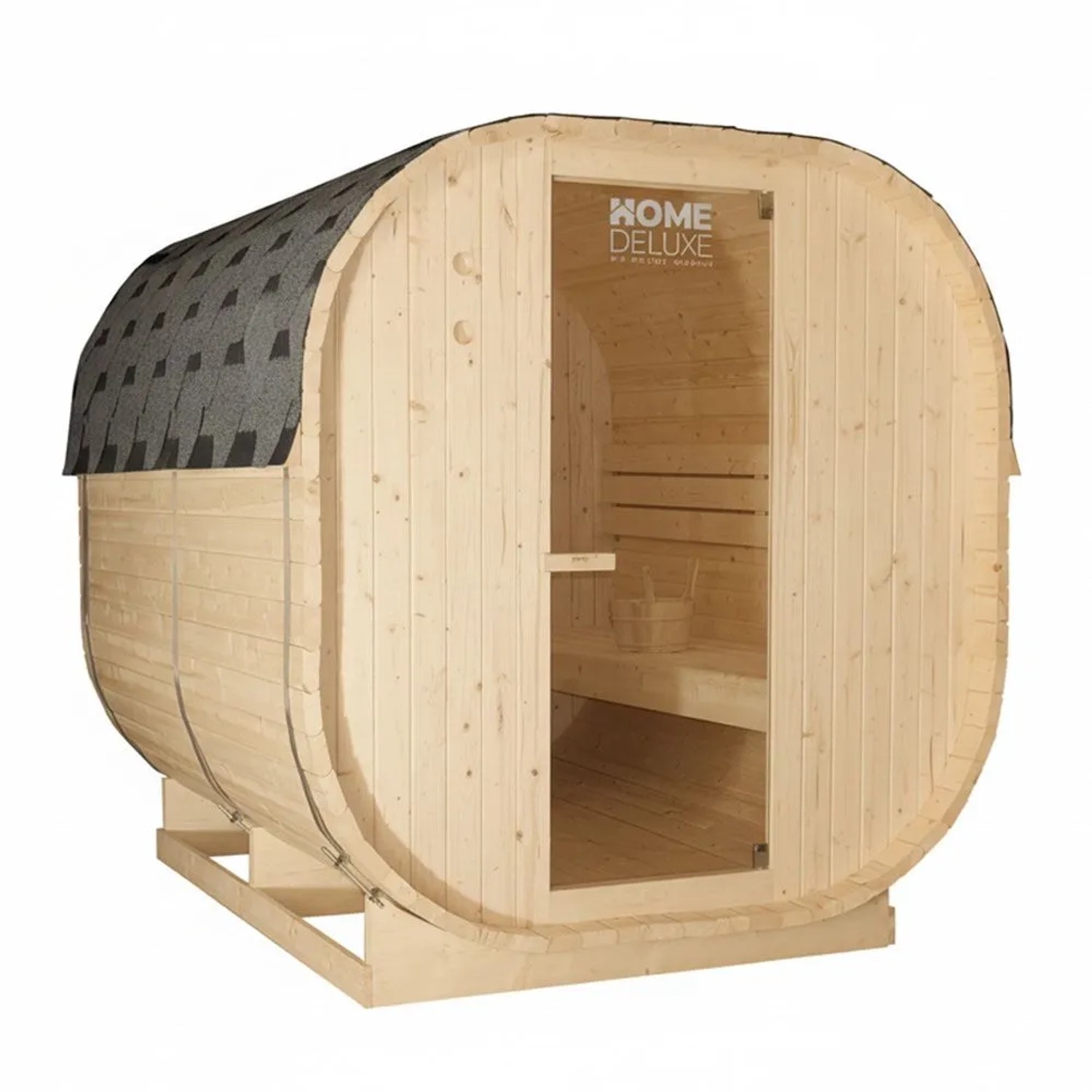 Home Deluxe Outdoor Sauna CUBE XL für bis zu 6 Personen_5