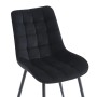Vente-unique Essgruppe Evaela Schwarz  Weiß 200 cm_10