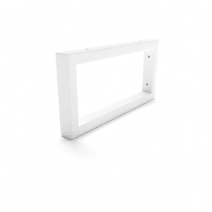 HEVVA Waschtischhalterung RHEIN 15 cm Hoch 30 cm Tief 1 Halter Weiß