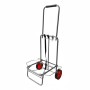 Relaxdays Transportwagen Stahl Grau Klappbar Pulverbeschichtet 100 cm x 44 cm x 34 cm 35 kg