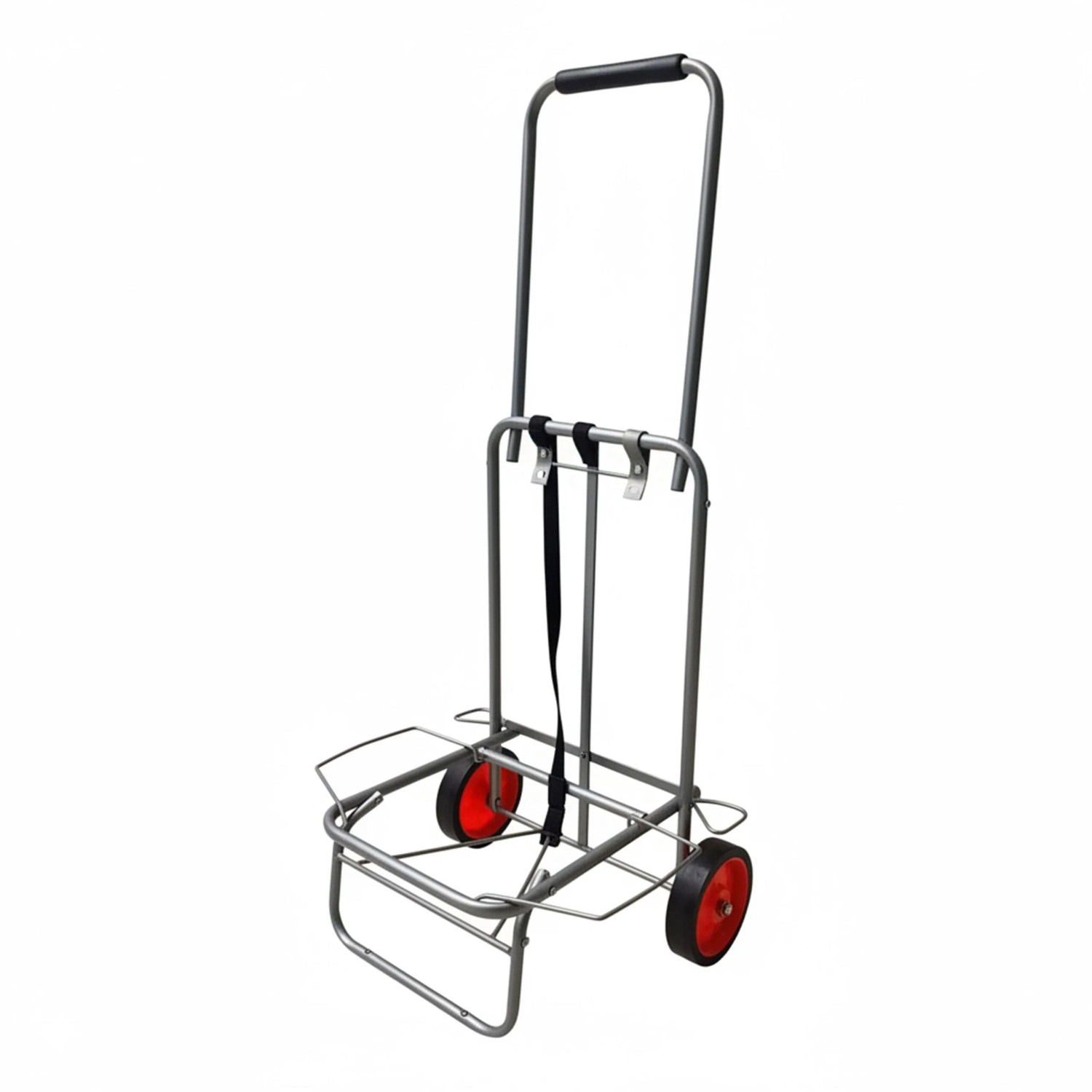 Relaxdays Transportwagen Stahl Grau Klappbar Pulverbeschichtet 100 cm x 44 cm x 34 cm 35 kg
