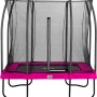 Salta Comfort Edition Gartentrampolin, 214x153 cm, pink mit Sicherheitsnetz.