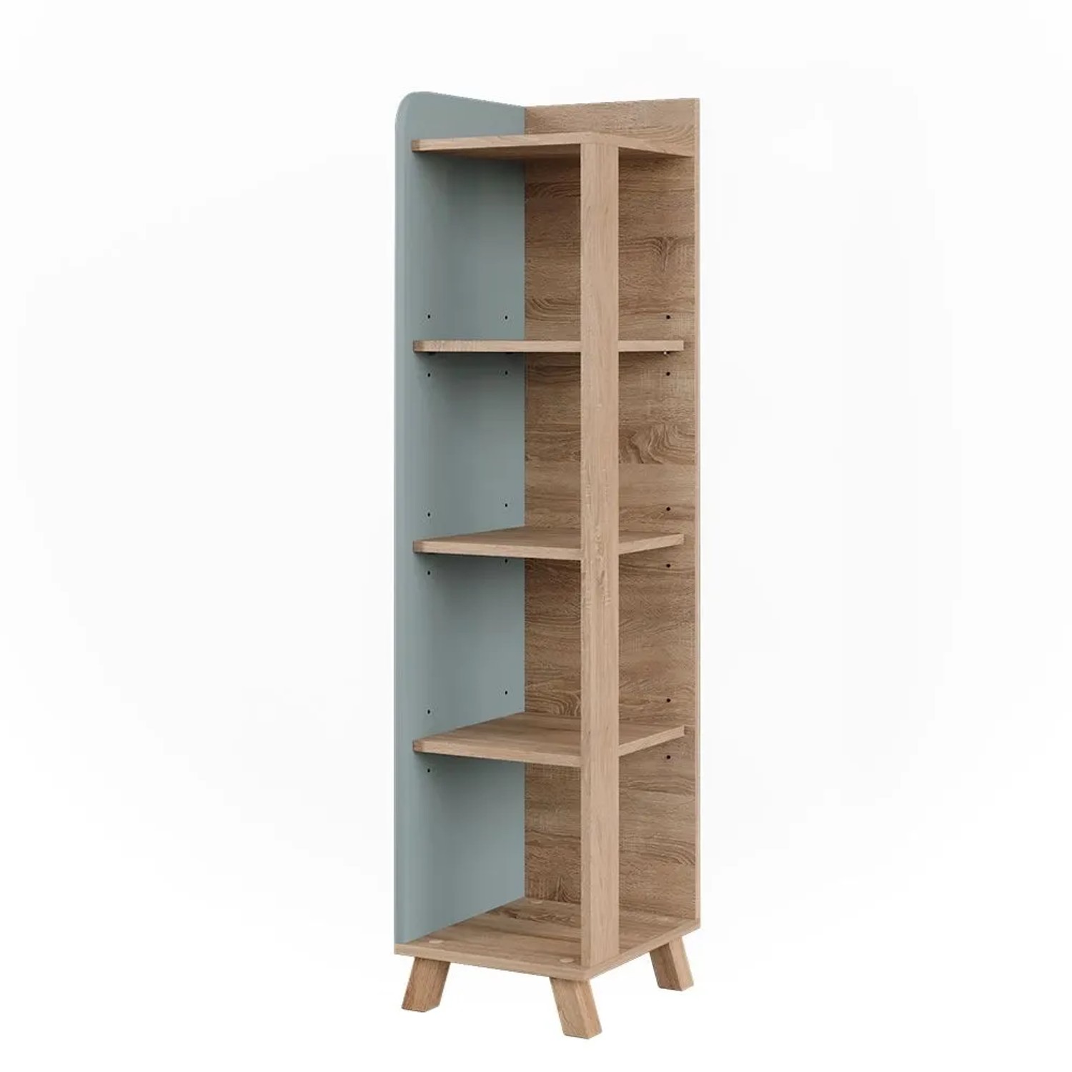 Vicco Badregal Karen Sonoma Blau 30 x 128 mit 4 Fächern Art Nr 54677