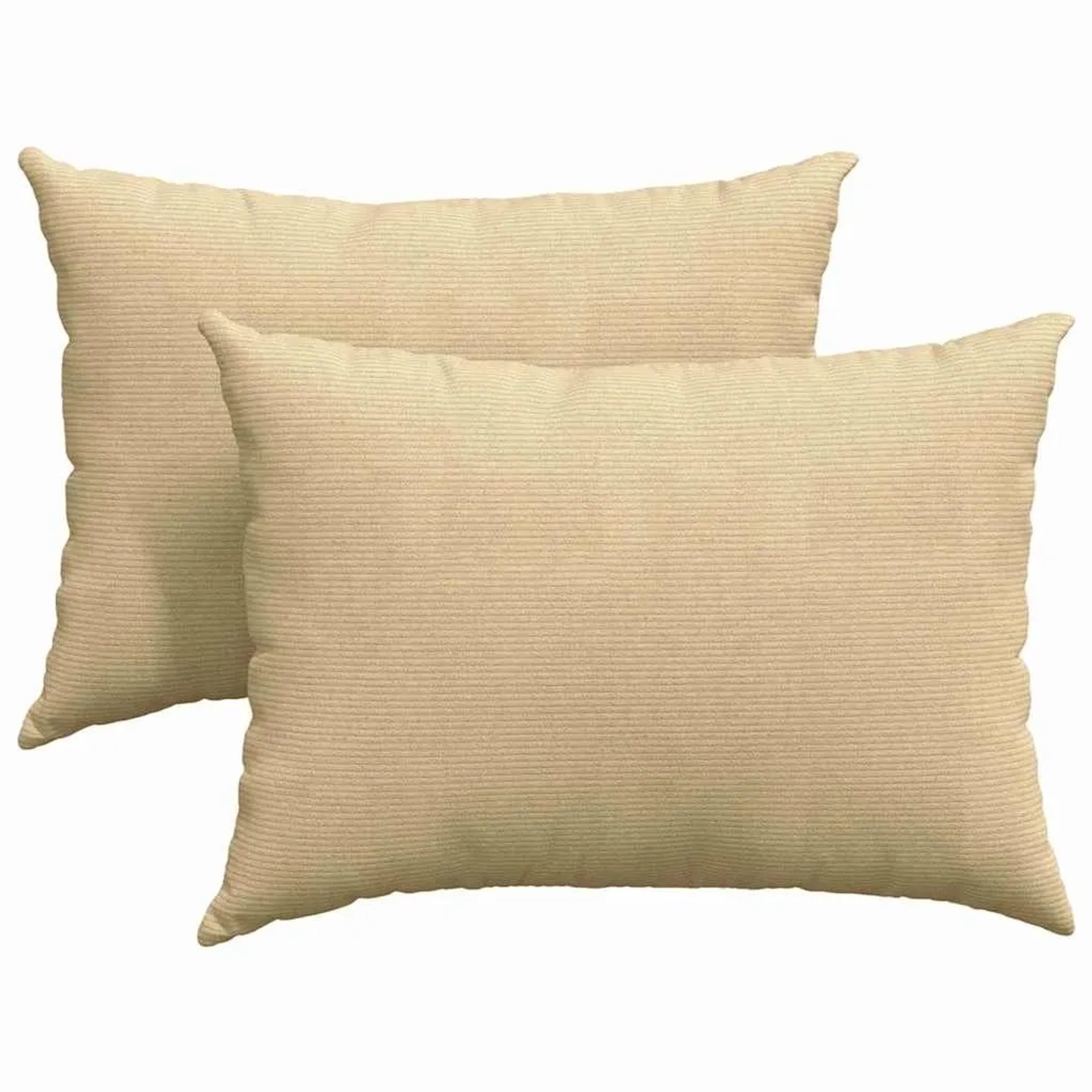 vidaXL Sofakissen 2 Stück Grau-Grün 70 x 50 cm Cordstoff 42013778
